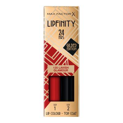 Max Factor Lipfinity 24HRS Lip Colour Šminka za ženske 4,2 g Odtenek 135 Levish Glamour