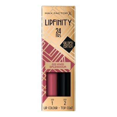 Max Factor Lipfinity 24HRS Lip Colour Šminka za ženske 4,2 g Odtenek 025 Vivid Splendour