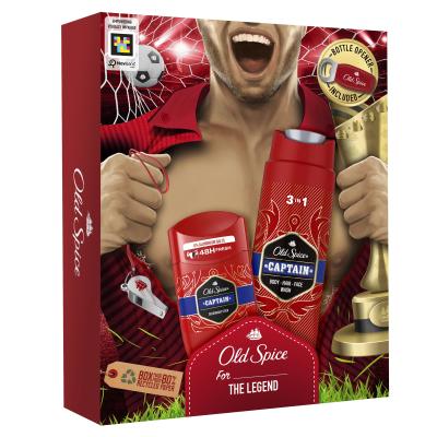 Old Spice Captain Darilni set deodorant v stiku 50 ml + gel za prhanje 3v1 250 ml + odpirač za steklenice