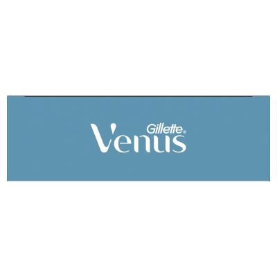Gillette Venus Darilni set brivnik Venus Smooth 1 kos + nadomestne britvice 1 kos + gel za britje Satin Care Sensitive Aloe Vera 75 ml