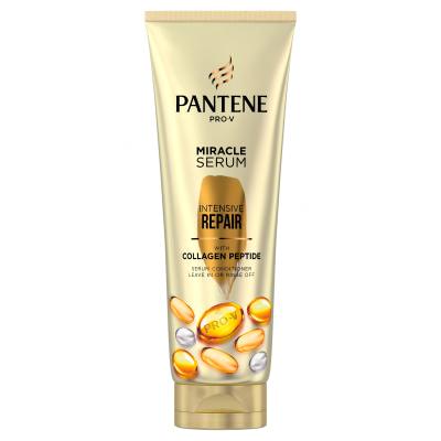 Pantene PRO-V Your Golden Me Time Kit Darilni set šampon Intensive Repair 250 ml + balzam Intensive Repair 200 ml + olje za lase Keratin Protect Oil 100 ml + intenzivna nega za lase Serum Shots Intensive Repair 3x15 ml + kozmetična torbica