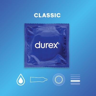 Durex Classic Kondomi za moške Set