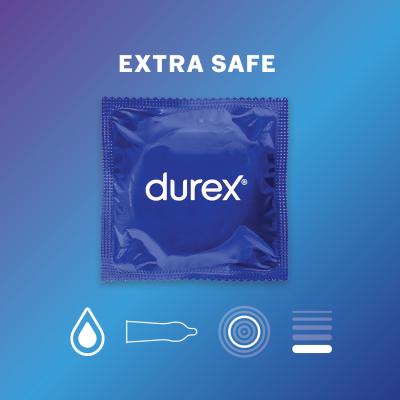 Durex Extra Safe Thicker Kondomi za moške Set