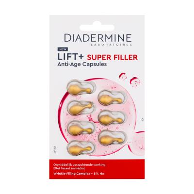 Diadermine Lift+ Super Filler Capsules Serum za obraz za ženske 7 kos