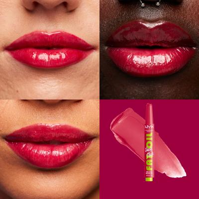 NYX Professional Makeup Fat Oil Slick Click Balzam za ustnice za ženske 2 g Odtenek 10 Double Tap