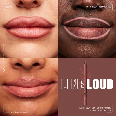 NYX Professional Makeup Line Loud Črtalo za ustnice za ženske 1,2 g Odtenek 30 Leave A Legacy