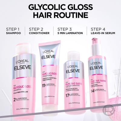 L&#039;Oréal Paris Elseve Glycolic Gloss Shampoo Šampon za ženske 200 ml