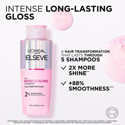 L&#039;Oréal Paris Elseve Glycolic Gloss Shampoo Šampon za ženske 200 ml