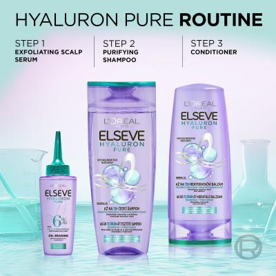 L&#039;Oréal Paris Elseve Hyaluron Pure Šampon za ženske 400 ml