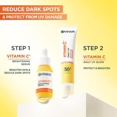 Garnier Skin Naturals Vitamin C Daily UV Glow SPF50+ Dnevna krema za obraz za ženske 40 ml