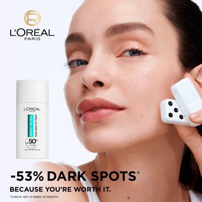 L&#039;Oréal Paris Bright Reveal Dark Spot UV Fluid SPF50+ Dnevna krema za obraz 50 ml