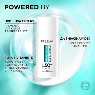 L&#039;Oréal Paris Bright Reveal Dark Spot UV Fluid SPF50+ Dnevna krema za obraz 50 ml