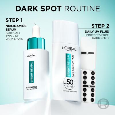 L&#039;Oréal Paris Bright Reveal Dark Spot UV Fluid SPF50+ Dnevna krema za obraz 50 ml