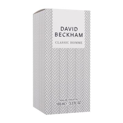 David Beckham Classic Homme Toaletna voda za moške 100 ml poškodovana škatla