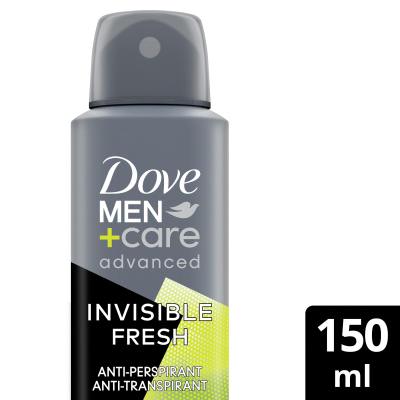 Dove Men + Care Advanced Invisible Fresh 72H Antiperspirant za moške 150 ml