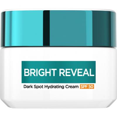 L'Oréal Paris Bright Reveal Dark Spot Hydrating Cream SPF50 Dnevna krema za obraz 50 ml