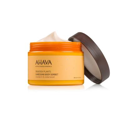 AHAVA Deadsea Plants Caressing Body Sorbet Mandarin &amp; Cedarwood Krema za telo za ženske 350 ml