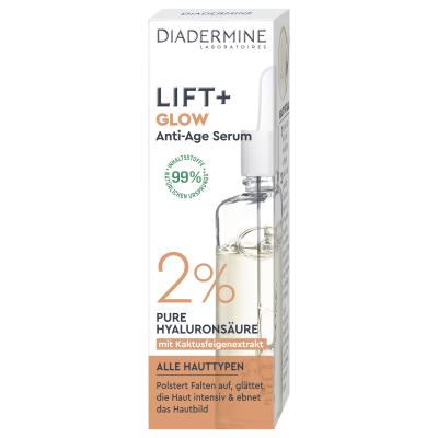 Diadermine Lift+ Glow Anti-Age Serum Serum za obraz za ženske 30 ml