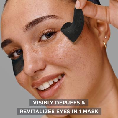 Garnier Skin Naturals Charcoal Caffeine Depuffing Eye Mask Maska za področje okoli oči za ženske 5 g