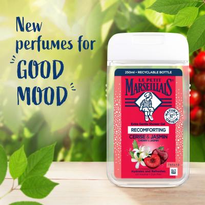 Le Petit Marseillais Extra Gentle Shower Gel Cherry &amp; Jasmin Gel za prhanje 250 ml