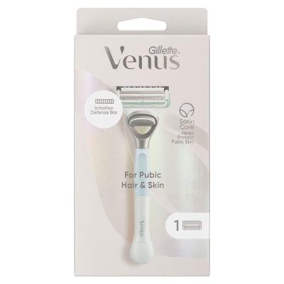 Gillette Venus Satin Care For Pubic Hair &amp; Skin Brivnik za ženske 1 kos