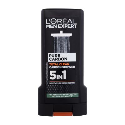 L&#039;Oréal Paris Men Expert Pure Carbon 5in1 Gel za prhanje za moške 300 ml
