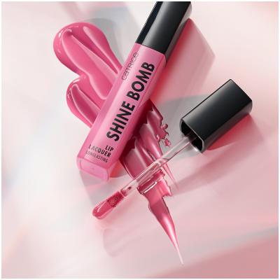 Catrice Shine Bomb Lip Lacquer Šminka za ženske 3 ml Odtenek 060 Pinky Promise