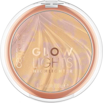 Catrice Glowlights Osvetljevalec za ženske 9,5 g Odtenek 010 Rosy Nude