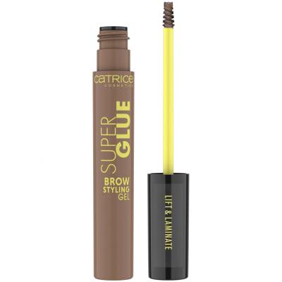 Catrice Super Glue Brow Styling Gel Gel za obrvi za ženske 4 ml Odtenek 020 Light Brown