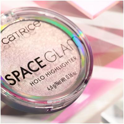 Catrice Space Glam Holo Osvetljevalec za ženske 4,6 g Odtenek 010 Beam Me Up!