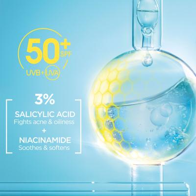 Garnier Pure Active BHA + Niacinamide Daily UV Anti-Imperfection Fluid SPF50+ Dnevna krema za obraz 40 ml