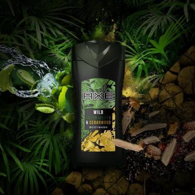 Axe Wild Mojito &amp; Cedarwood Gel za prhanje za moške 400 ml