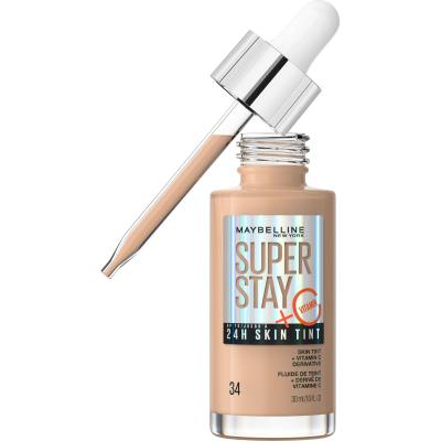 Maybelline Superstay 24H Skin Tint + Vitamin C Puder za ženske 30 ml Odtenek 34