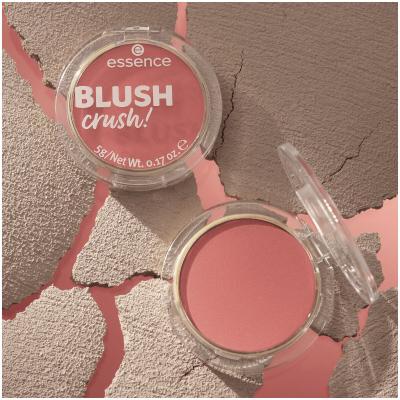 Essence Blush Crush! Rdečilo za obraz za ženske 5 g Odtenek 20 Deep Rose