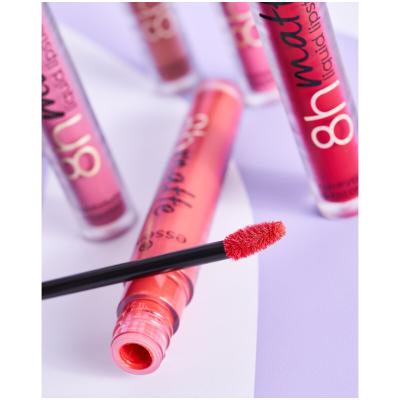 Essence 8h Matte Liquid Lipstick Šminka za ženske 2,5 ml Odtenek 09 Fiery Red