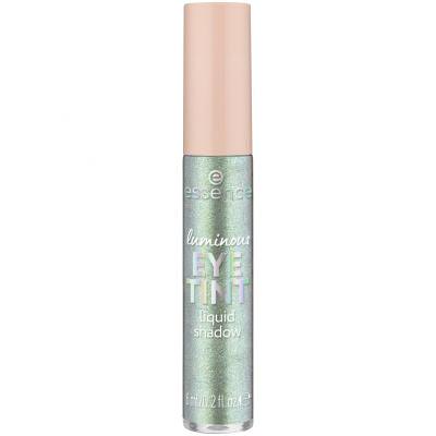 Essence Luminous Eye Tint Liquid Shadow Senčilo za oči za ženske 6 ml Odtenek 06 Sparkly Jade