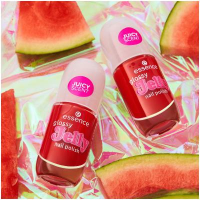 Essence Glossy Jelly Lak za nohte za ženske 8 ml Odtenek 03 Sugar High