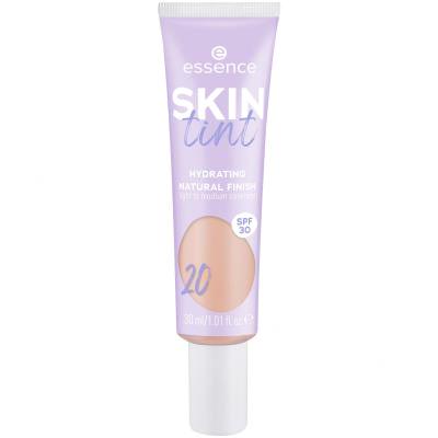 Essence Skin Tint Hydrating Natural Finish SPF30 Puder za ženske 30 ml Odtenek 20