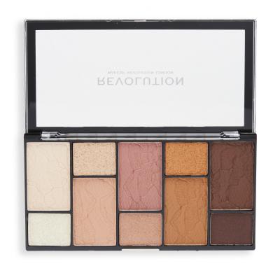 Makeup Revolution London Reloaded Dimension Eyeshadow Palette Senčilo za oči za ženske 24,5 g Odtenek Neutral Charm