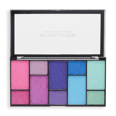 Makeup Revolution London Reloaded Dimension Eyeshadow Palette Senčilo za oči za ženske 24,5 g Odtenek Vivid Passion