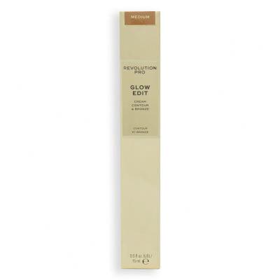 Revolution Pro Glow Edit Cream Contour &amp; Bronze Korektor za ženske 15 ml Odtenek Medium