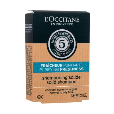 L&#039;Occitane Aromachology Purifying Freshness Solid Shampoo Šampon za ženske 60 g
