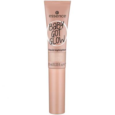 Essence Baby Got Glow Liquid Highlighter Osvetljevalec za ženske 10 ml Odtenek 10 Sassy In Silk