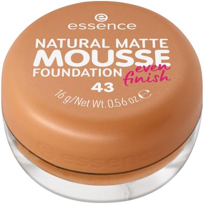 Essence Natural Matte Mousse Puder za ženske 16 g Odtenek 43