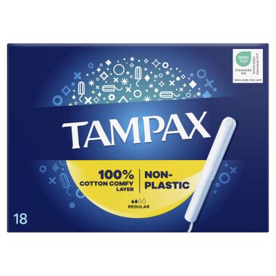 Tampax Non-Plastic Regular Tampon za ženske Set