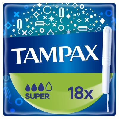 Tampax Non-Plastic Super Tampon za ženske Set