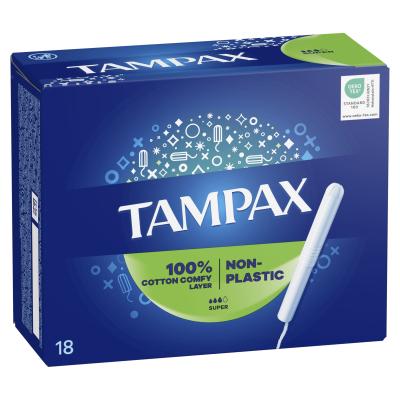 Tampax Non-Plastic Super Tampon za ženske Set