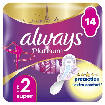 Always Platinum Super Higienski vložek za ženske Set