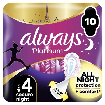 Always Platinum Secure Night Higienski vložek za ženske Set