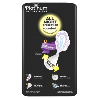 Always Platinum Secure Night Higienski vložek za ženske Set